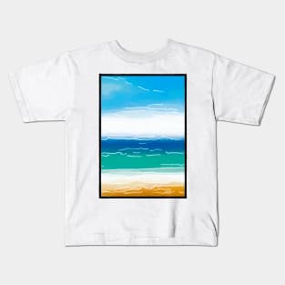 Abstracted Beach Kids T-Shirt